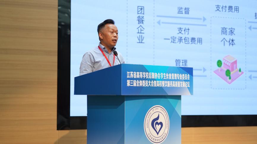 江苏省高等学校后勤协会学生伙食管理专业委员会第三届全体委员大会暨高校餐饮服务高质量发展论坛在扬州召开